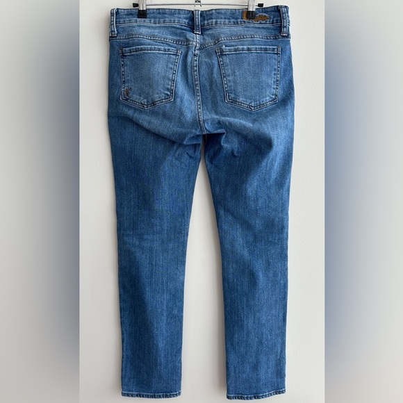 Kut from the Kloth Katy Boyfriend Distressed Blue Denim Jeans, Size 6 - Picture 11 of 16